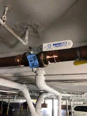 Copper pipe repair and valve work for Water Line Repair in NCRA
