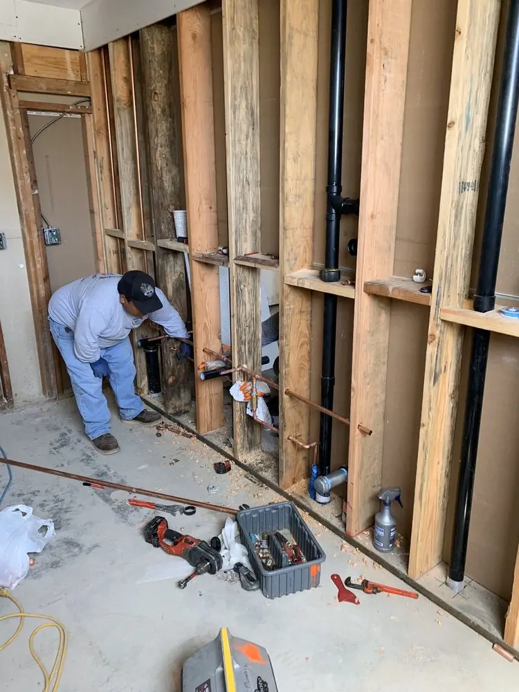 Commercial rough-in plumbing for Gas Line Repair in NCRA